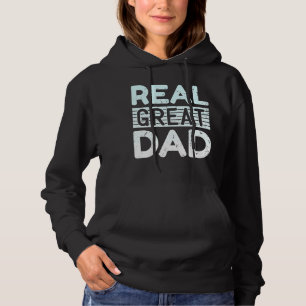 Sudadera Cita del Día del Padre Real dice 4