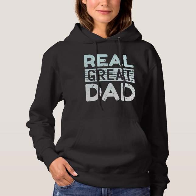 Sudadera Cita del Día del Padre Real dice 4 (Anverso)