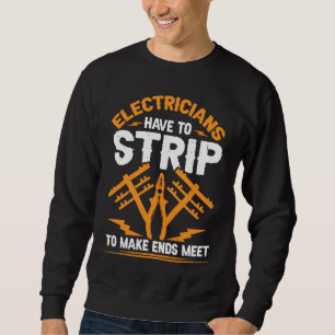 Sudadera Cita del Electricista Que Aún Te Ponemos En Linema