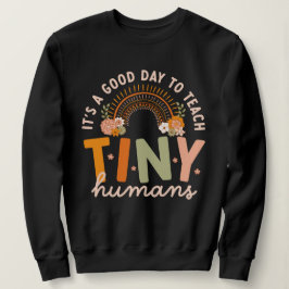 Sudadera Cita del profesor de preescolar Retro Boho