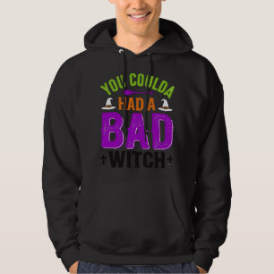 Sudadera Cita divertida de bruja mala de Halloween Diseño d
