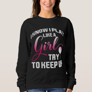Sudadera Cita divertida de golf para mujeres y Chicas