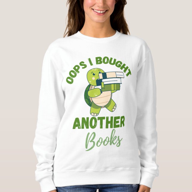 Sudadera Cita divertida de Lover del libro que lee a Addict (Anverso)