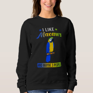 Sudadera Cita divertida de Macaw Parrot