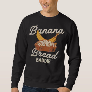 Sudadera Cita Divertida de Meme de Hornear Pan de Plátano B