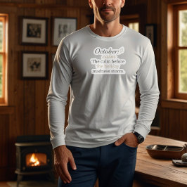 Sudadera Cita divertida de octubre | Diseño de humor previo