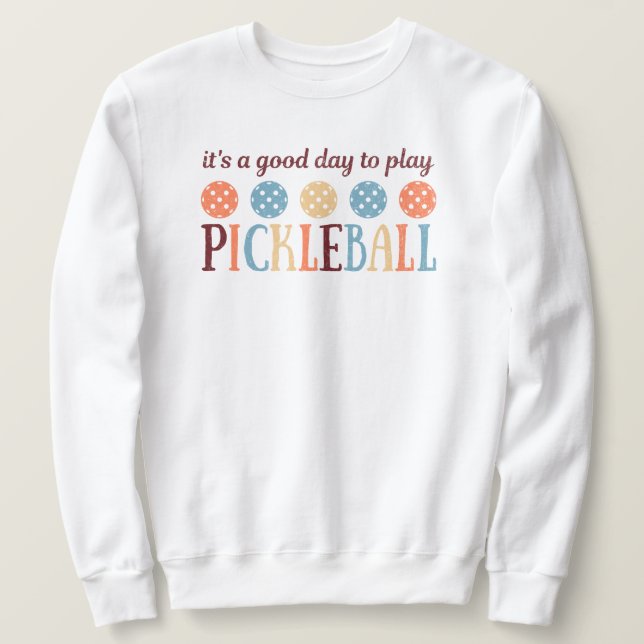 Sudadera Cita divertida de Pickleball (Anverso del diseño)