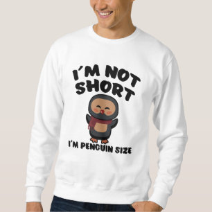 Sudadera Cita divertida de pingüino pequeño regalo de pingü
