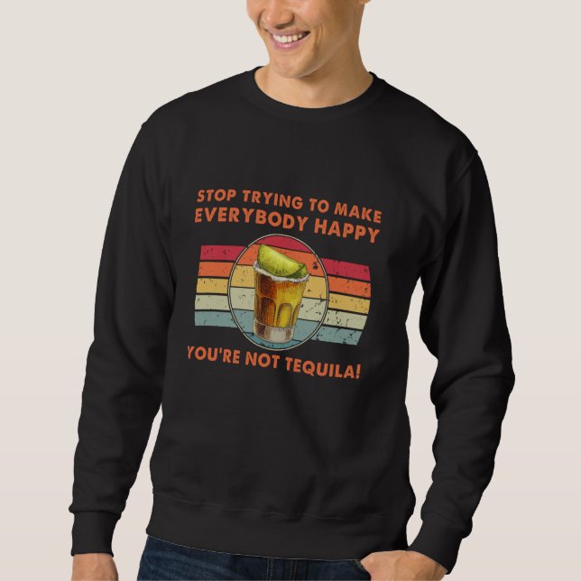 Sudadera Cita divertida de Tequila - Tequila Lover Vinta (Anverso)