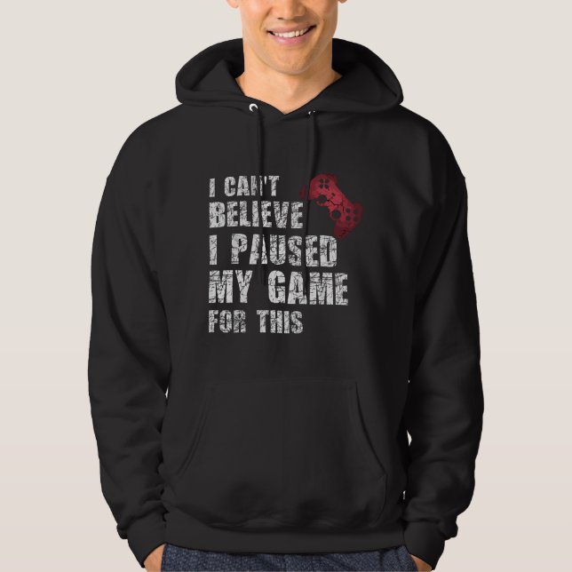 Sudadera Cita divertida de videojuegos para jugadores Video (Anverso)