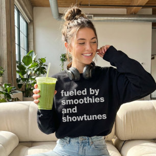 Sudadera Cita Divertida para Amantes de Batidos y Canciones