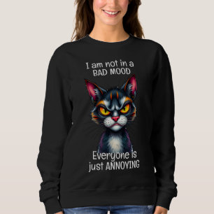 Sudadera Cita divertida para gato gruñón