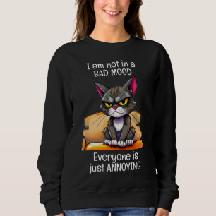 Sudadera Cita divertida para gato gruñón