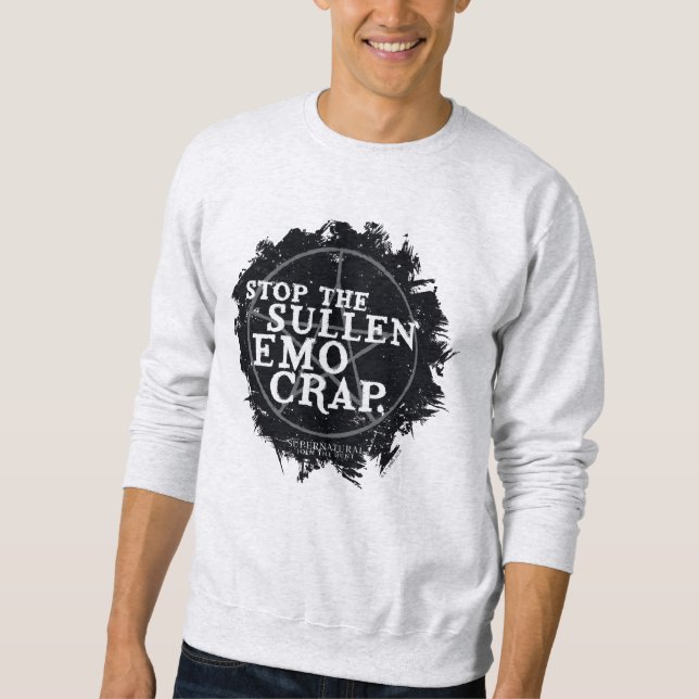 Sudadera Cita "Emo" sobrenatural (Anverso)