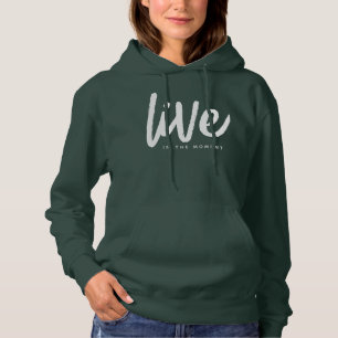 Sudadera Cita en vivo de la conciencia inspiradora