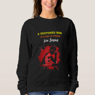 Sudadera Cita espiritual de la Biblia cristiana para hombre