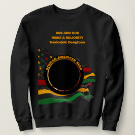 Sudadera Cita FREDERICK DOUGLASS del mes de la historia neg