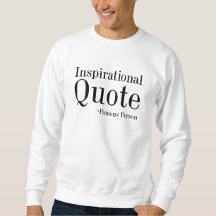 Sudadera Cita inspiradora