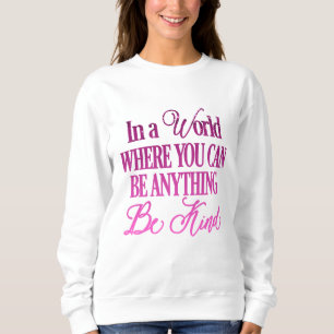 Sudadera Cita Inspiradora del Purpurina de goteo