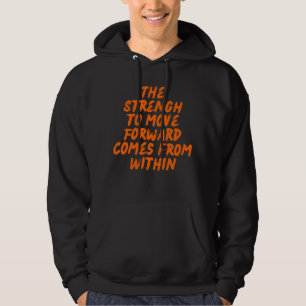 Sudadera Cita Inspiradora Tipografía Minimalista