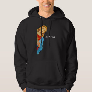 Sudadera Cita Jesús Meme Vi Eso Cristiano mujeres hombres