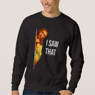 Sudadera Cita Jesús Meme Vi Eso Dios Cristiano Mujeres M