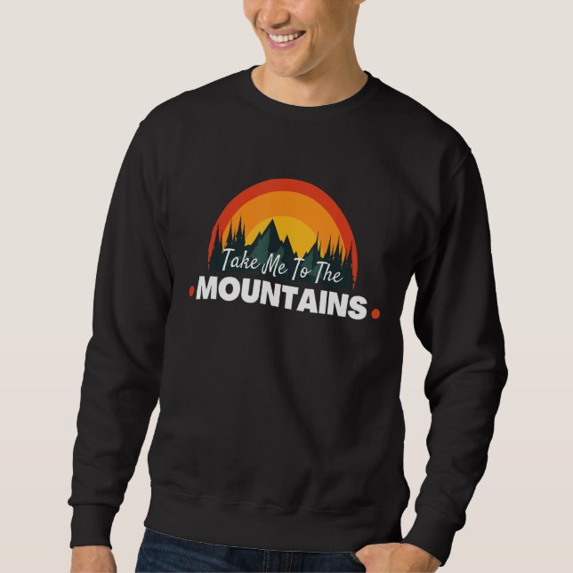 Sudadera Cita Llévame A Las Montañas Caminando 1 (Anverso)