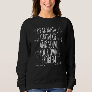 Sudadera Cita Matemática Para Chicas Niños Adolescentes Hom