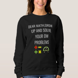 Sudadera Cita Matemática Para Niños Chicas Adolescentes Hom