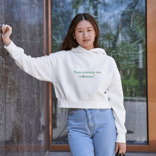 Sudadera Cita Mínima de Horas Tempranas Posibilidades Infin
