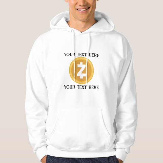 Sudadera cita modificable de crypto z (Anverso)