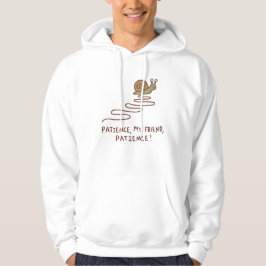 Sudadera Cita Motivacional de Caracol Adorable Paciencia