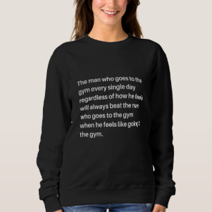 Sudadera Cita Motivacional de Tate para Gimnasio y Fisicocu