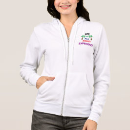 Sudadera Cita Motivacional La Vida Consiste en Experimentar