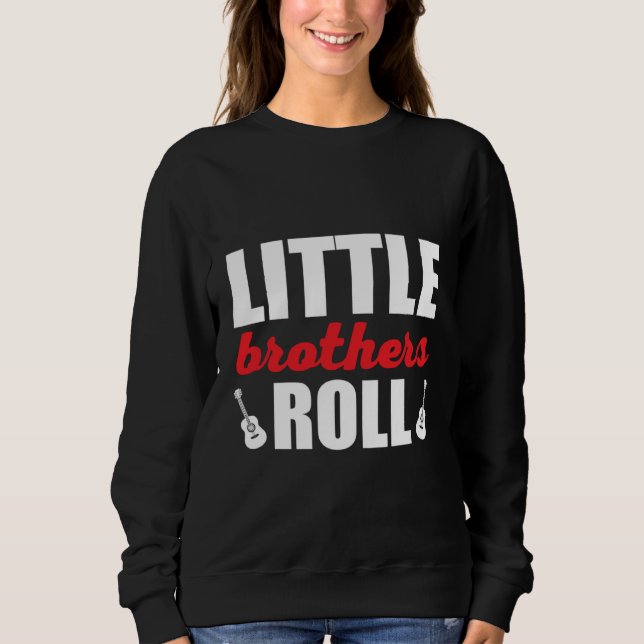 Sudadera Cita musical Roll Rock´n Roll de Little Brothers (Anverso)