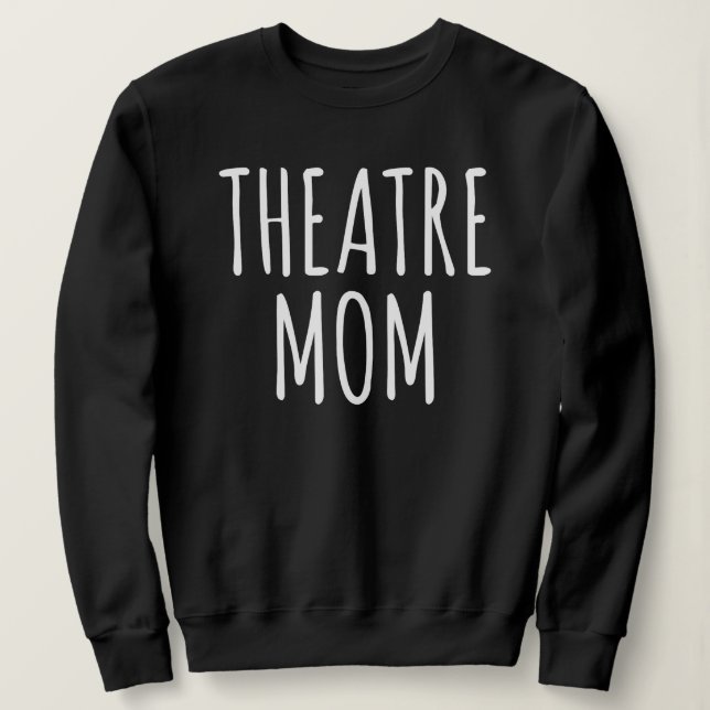 Sudadera Cita para madres de teatro que organizan citas par (Anverso del diseño)