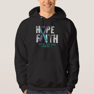 Sudadera Cita perturbada Fe Esperanza Suicidio Prevención A