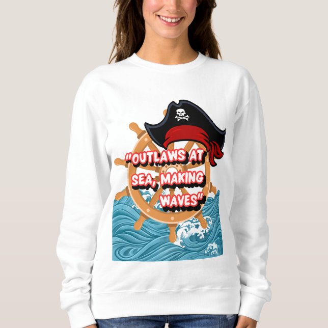 Sudadera cita pirata (Anverso)