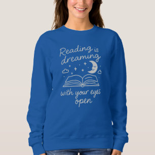 Sudadera Cita poética para amantes de los libros y lectores