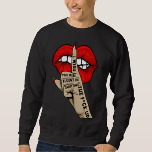 Sudadera Cita Que Desearía Que Tuvieras Fluidez En Cerrar L