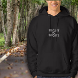 Sudadera Citación inspiradora de tipografía blanca negra