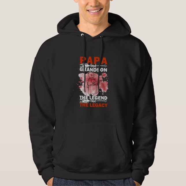 Sudadera Citas de abuelo | Papá y nieto (Anverso)