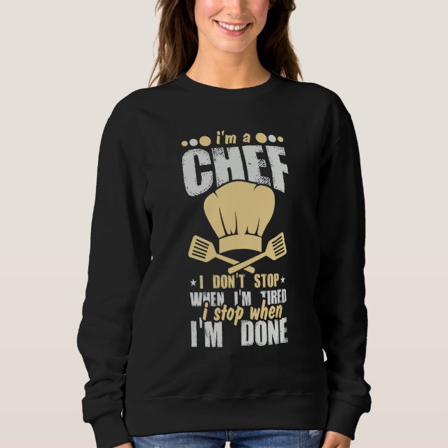 Sudadera Citas de comida de chef (Anverso)