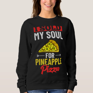 Sudadera Citas de comida hawaiana de piña para pizza hawaia