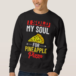 Sudadera Citas de comida hawaiana de piña para pizza hawaia