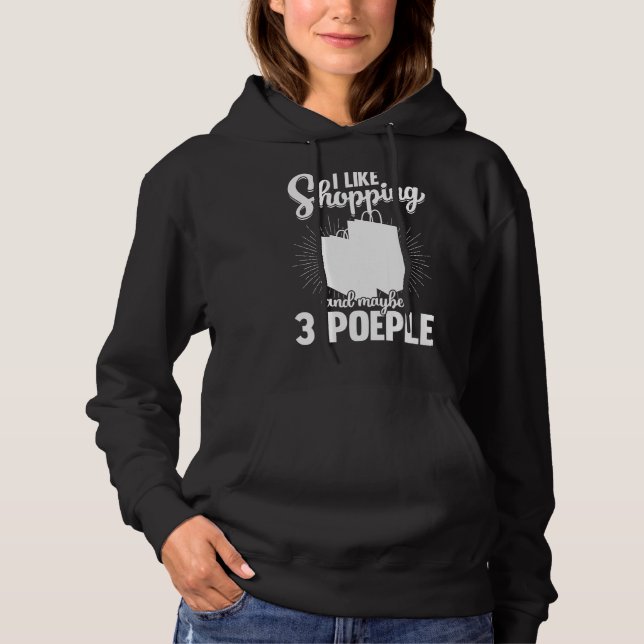 Sudadera Citas de compra Chistes de compras 1 (Anverso)