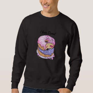 Sudadera Citas de Donut que Amo Doughnut Donas