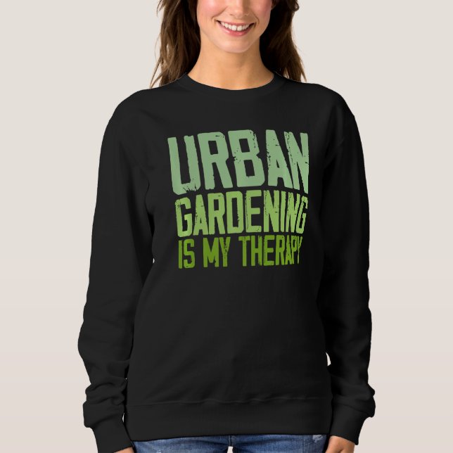 Sudadera Citas de jardinería urbana (Anverso)