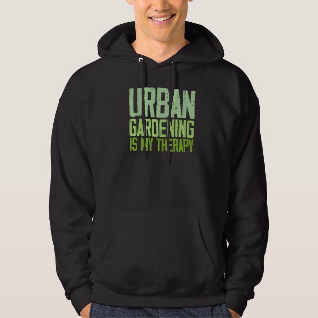 Sudadera Citas de jardinería urbana (Anverso)