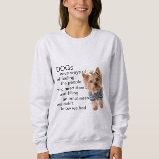 Sudadera Citas de Yorkie Dog 